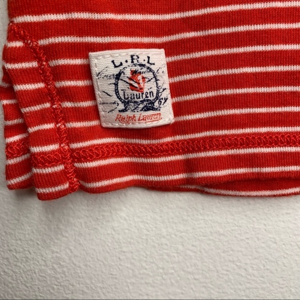 Lauren Ralph Lauren Red & White Stripe Shirt - Picture 5 of 7